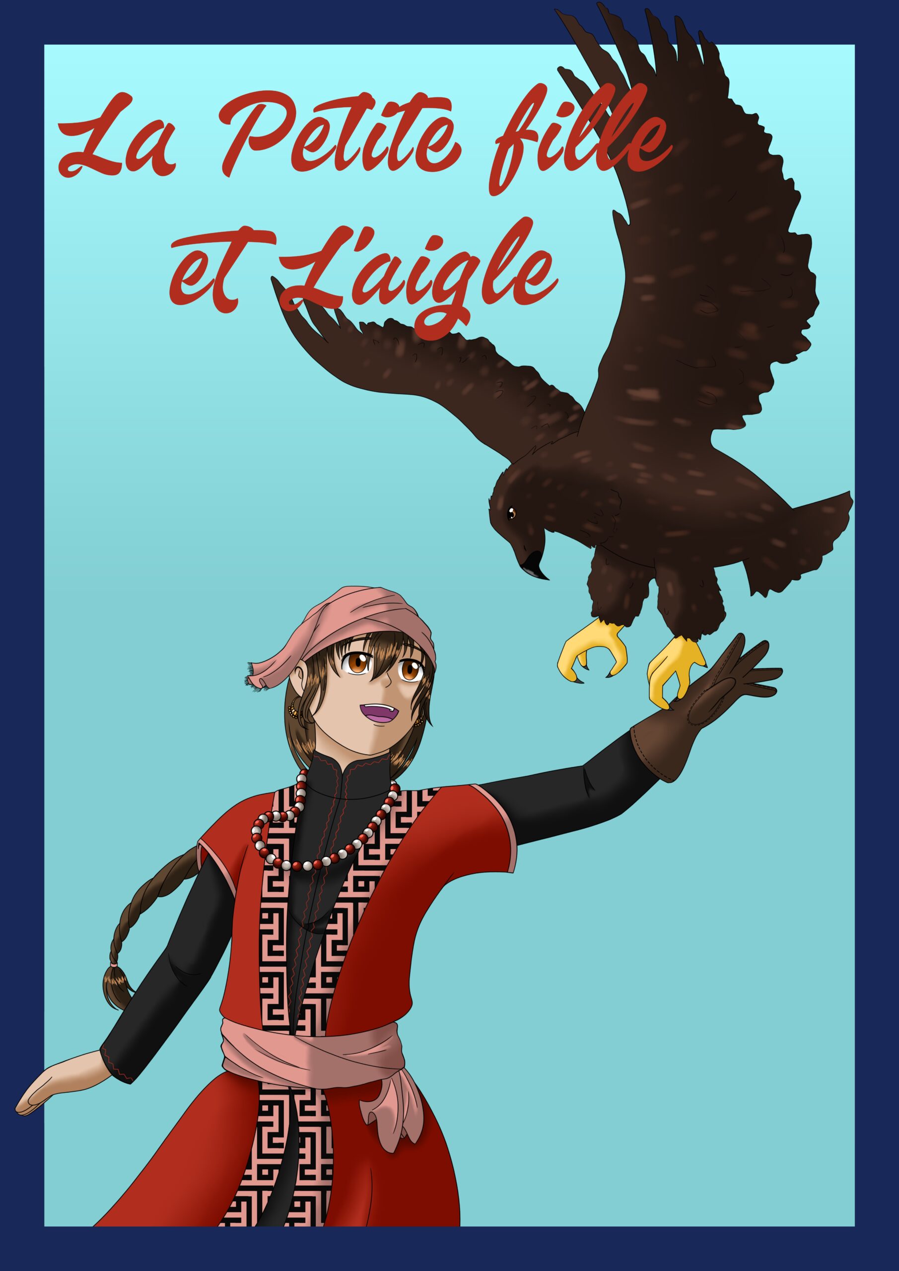 la petite fille et l'aigle
